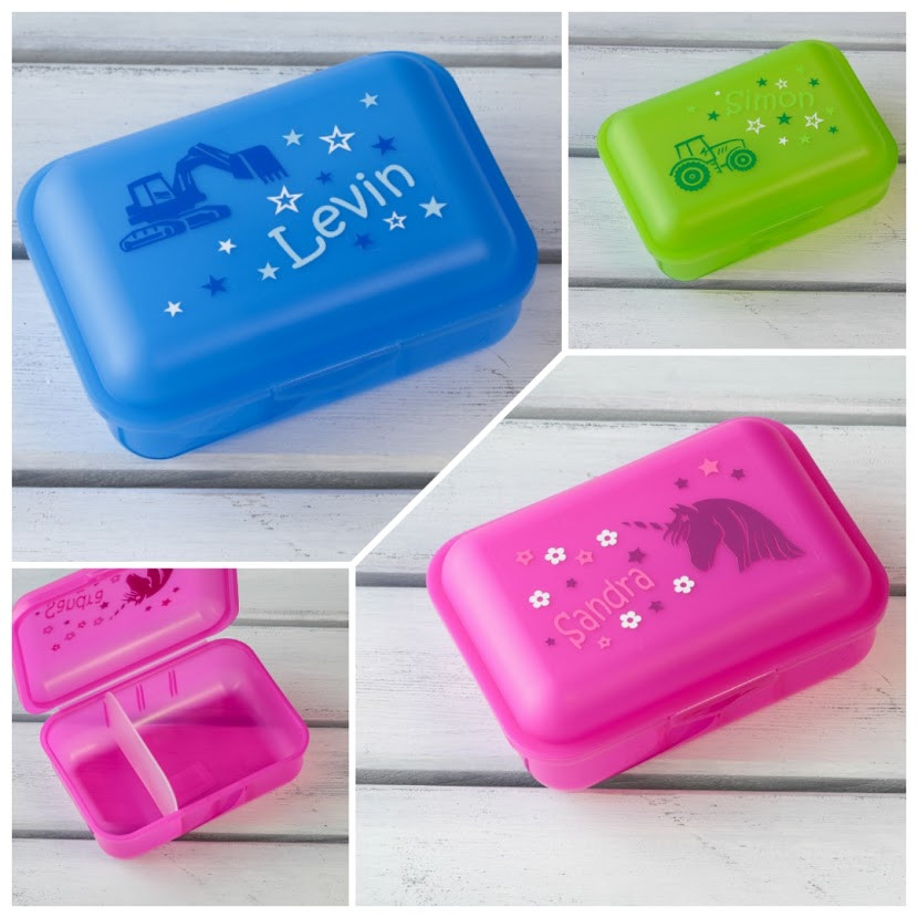 Personalisierte Znünibox mit deinem Wunschnamen